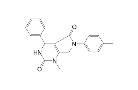 1-Methyl-4-phenyl-6-p-tolyl-3,4,6,7-tetrahydro-1H-pyrrolo[3,4-d]pyrimidine-2,5-dione