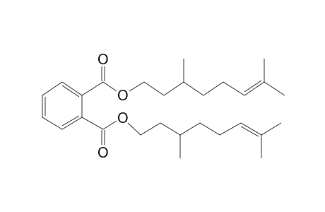 bis(3,7-Dimethyloct-6-enyl) phthalate