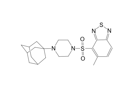 4-[4-(1-adamantyl)piperazin-1-yl]sulfonyl-5-methyl-2,1,3-benzothiadiazole