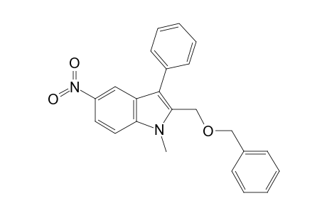 2-[(Benzyloxy)methyl]-1-methyl-5-nitro-3-phenyl-1H-indole