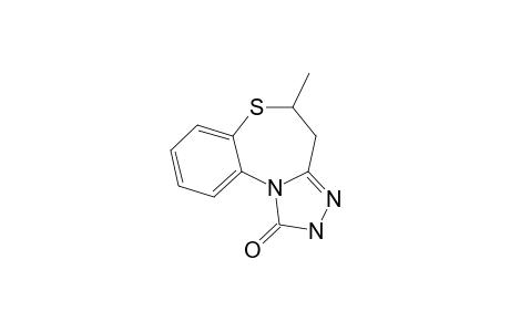 2,4,5-TRIHYDRO-5-METHYL-1H-S-TRIAZOLO-[3,4-D]-[1,5]-BENZOTHIAZEPIN-1-ONE