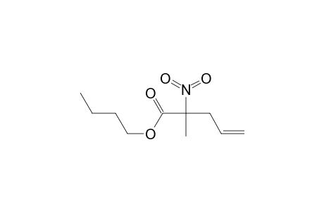 4-Pentenoic acid, 2-methyl-2-nitro-, butyl ester, (.+-.)-