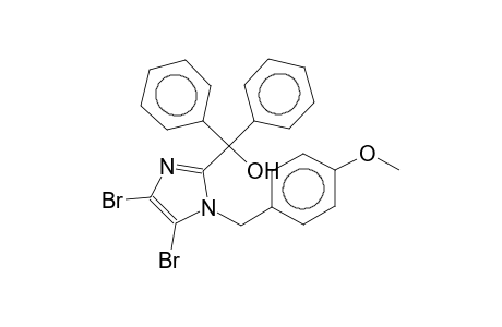 1-(4-Methoxybenzyl)-2-hydroxy(diphenyl)methyl-4,5-dibromoimidazole