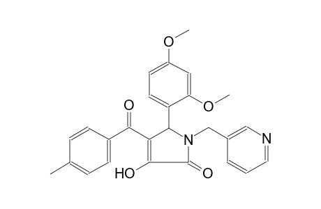 5-(2,4-Dimethoxy-phenyl)-3-hydroxy-4-(4-methyl-benzoyl)-1-pyridin-3-ylmethyl-1,5-dihydro-pyrrol-2-one