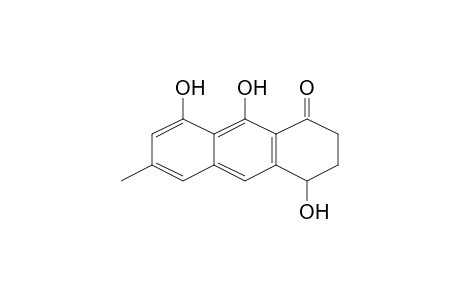 4,8,9-Trihydroxy-6-methyl-3,4-dihydro-2H-anthracen-1-one