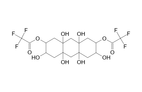 3,4a,6,8a,9a,10a-Hexahydroxy-7-[(trifluoroacetyl)oxy]tetradecahydro-2-anthracenyl trifluoroacetate