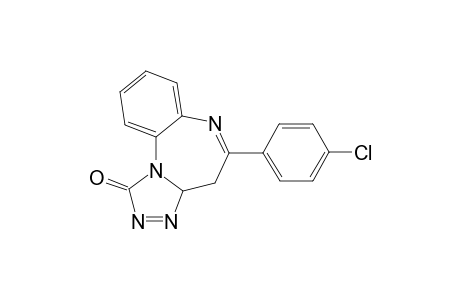 5-(4-chlorophenyl)-3a,4-dihydro-[1,2,4]triazolo[4,3-a][1,5]benzodiazepin-1-one