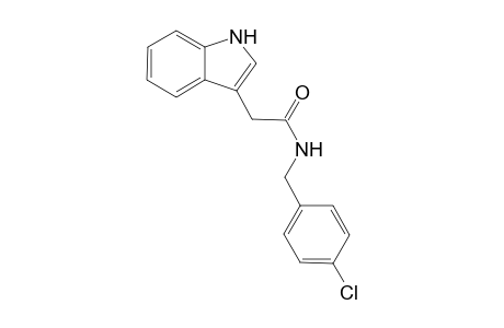 N-(4-chlorobenzyl)-2-(1H-indol-3-yl)acetamide