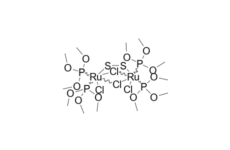 [[RU-CL-(P(OME)(3))(2)](2)-(MIU-CL)(2)-(MIU-S2)]