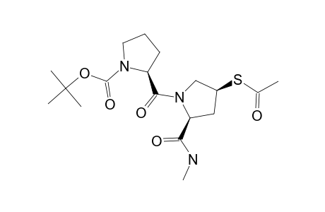 (2S,4S)-N-[(2S)-N-(TERT.-BUTOXYCARBONYL)-PROLYL]-4-(ACETYLTHIO)-PROLINE-METHYLAMIDE