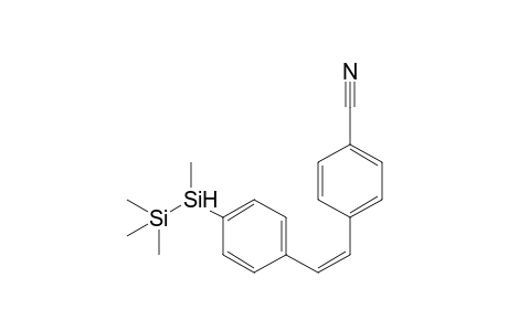 cis-4-Cyano-4'-[(trimethylsilyl)methylsilanyl]stilbene