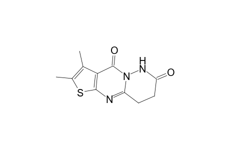 2,3-Dimethyl-6,7,8,9-tetrahydro-4H-thieno[2',3':4,5]pyrimido[1,2-b]pyridazine-4,7-dione