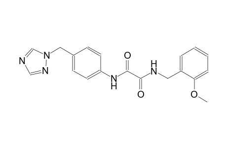 ethanediamide, N~1~-[(2-methoxyphenyl)methyl]-N~2~-[4-(1H-1,2,4-triazol-1-ylmethyl)phenyl]-