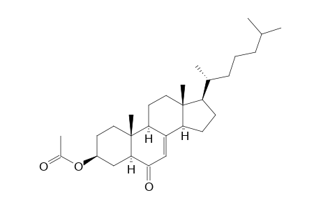 Cholest-7-en-6-one, 3-(acetyloxy)-, (3.beta.,5.alpha.)-