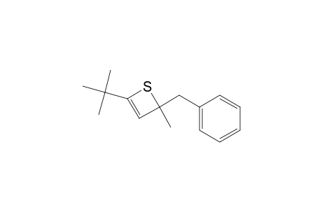 2-Benzyl-4-(t-butyl)-2-methyl-2H-thiete