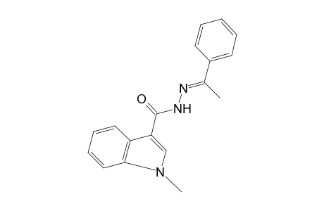 1-methylindole-3-carboxylic acid, (alpha-methylbenzylidene)hydrazide