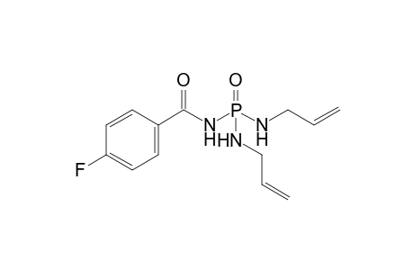 N-(4-fluorobenzoyl)-N',N''-diallyl phosphoric triamide