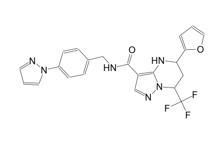 5-(2-furyl)-N-[4-(1H-pyrazol-1-yl)benzyl]-7-(trifluoromethyl)-4,5,6,7-tetrahydropyrazolo[1,5-a]pyrimidine-3-carboxamide