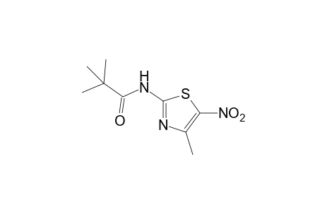 N-(4-methyl-5-nitro-2-thiazolyl)pivalamide