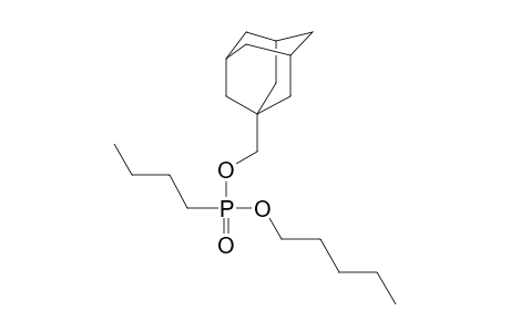 Butylphosphonic acid, 1-adamantylmethyl pentyl ester