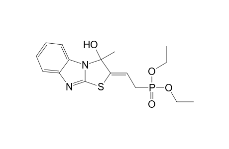 (2Z)-2-(2-diethoxyphosphorylethylidene)-1-methyl-[1,3]thiazolo[3,2-a]benzimidazol-1-ol