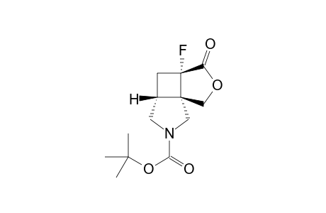 N-Tert-butoxycarbonyl-7-fluor-3-aza-9-oxatricyclo[5.3.0.01,5]decan-8-one