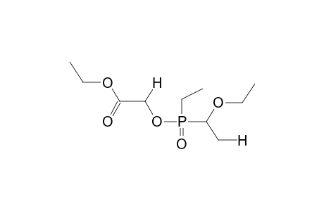 ETHOXYCARBONYLMETHYL 1-ETHOXYETHYL(ETHYL)PHOSPHINATE