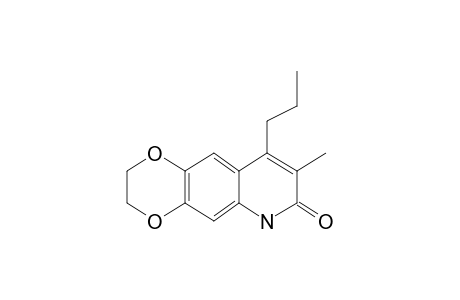 8-Methyl -9-propyl-2H,3H,6H-[1,4]dioxino[2,3-G]quinolin-7-one