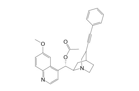 (3S,4S,8S,9R)-9-Acetoxy-11-phenyl-10,11-didehydro-6'-methoxycinchonan
