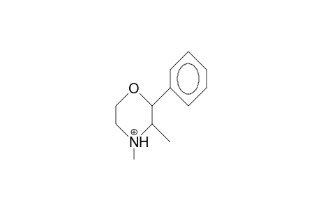 3,4-Dimethyl-trans-2-phenyl-morpholine cation
