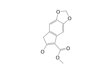 6-hydroxyindeno[5,6-d]-1,3-dioxole-5-carboxylic acid, methyl ester