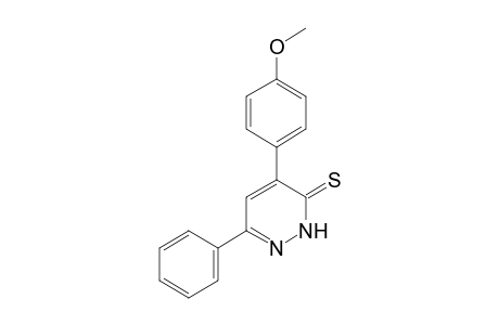 4-(p-METHOXYPHENYL)-6-PHENYL-3(2H)-PYRIDAZINETHIONE