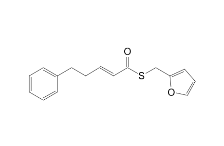 (E)-5-phenyl-2-pentenethioic acid S-(2-furanylmethyl) ester