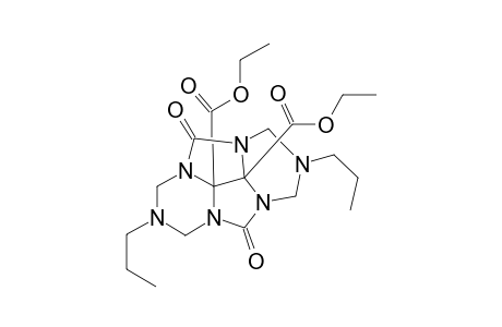 Diethyl 2,6-dipropyl-4,8-dioxotetrahydro-1H,5H-2,3a,4a,6,7a,8a-hexaazacyclopenta[def]fluorene-8b,8c-dicarboxylate