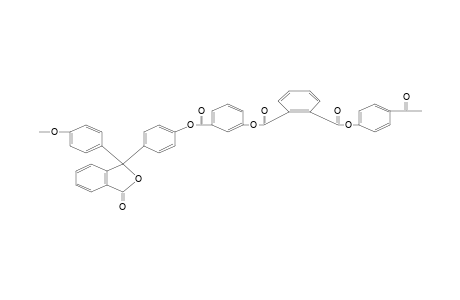 Polyester based on phenolphthalein, 4-hydroxybenzoic and phthalic acids