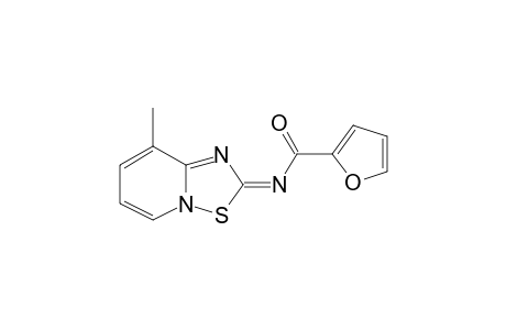 2-Furancarboxamide, N-(8-methyl-2H-[1,2,4]thiadiazolo[2,3-a]pyridin-2-yliden)-