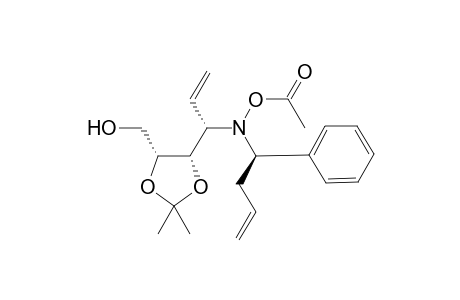 3-{(Acetyloxy)[(1R)-1-phenyl-3-butenyl]amino}-1,2,3-trideoxy-4,5-O-(1-methylethylidene)-D-ribo-hex-1-enitol