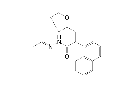 alpha-1-Naphthyltetrahydro-2-furanpropionic acid, isopropylidenehydrazide