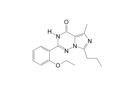 2-(2-ETHOXYPHENYL)-5-METHYL-7-PROPYL-IMIDAZO-[5,1-F]-[1,2,4]-TRIAZIN-4(3H)-ONE
