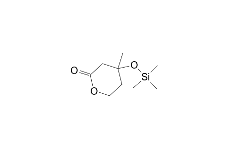 4-Methyl-4-[(trimethylsilyl)oxy]tetrahydro-2H-pyran-2-one