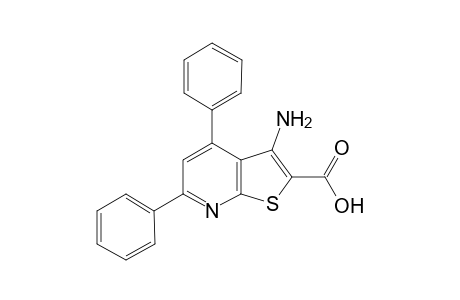 3-Amino-4,6-diphenyl-thieno[2,3-b]pyridine-2-carboxylic acid