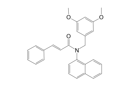 N-3,5-Dimethoxybenzyl-N-cinnamoyl-1-naphthylamine