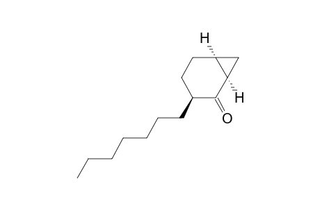 (1R*,3S*,6S*)-3-Heptylbicyclo[4.1.0]heptan-2-one