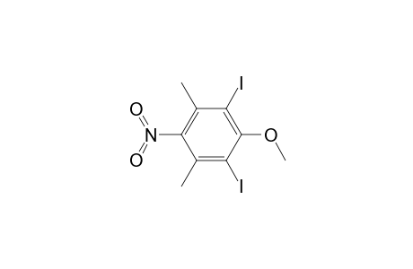 Benzene, 1,3-diiodo-2-methoxy-4,6-dimethyl-5-nitro-