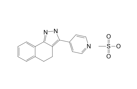 4,5-Dihydro-3-(4-pyridinyl)-2H-benz(g)-indazole methanesulfonate