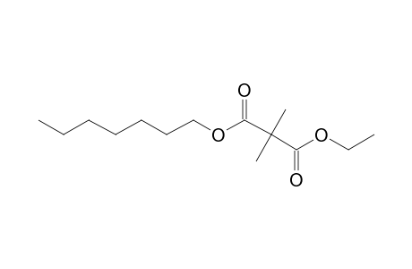 Dimethylmalonic acid, ethyl heptyl ester