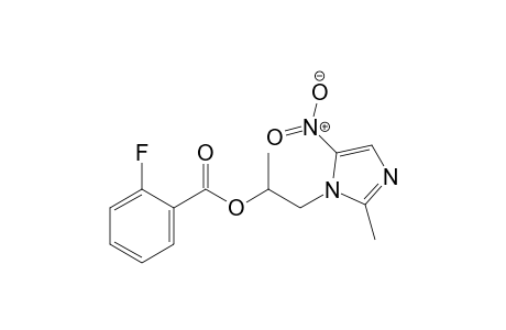 1-(2'-Methyl-5'-nitro-1'H-imidazol-1'-yl)propan-2-yl-2"-fluoro benzoate