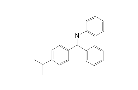 Benzylamine, 4-(1-methylethyl)-N,.alpha.-diphenyl-