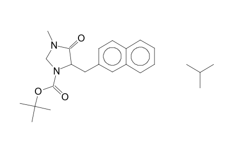 2-Tert-butyl-3-methyl-5-naphthalen-2-ylmethyl-4-oxo-imidazolidine-1-carboxylic acid, tert-butyl ester