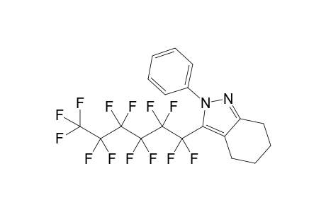 3-PERFLUOROHEXYL-4,5,6,7-TETRAHYDRO-2-PHENYL-2H-INDAZOLE